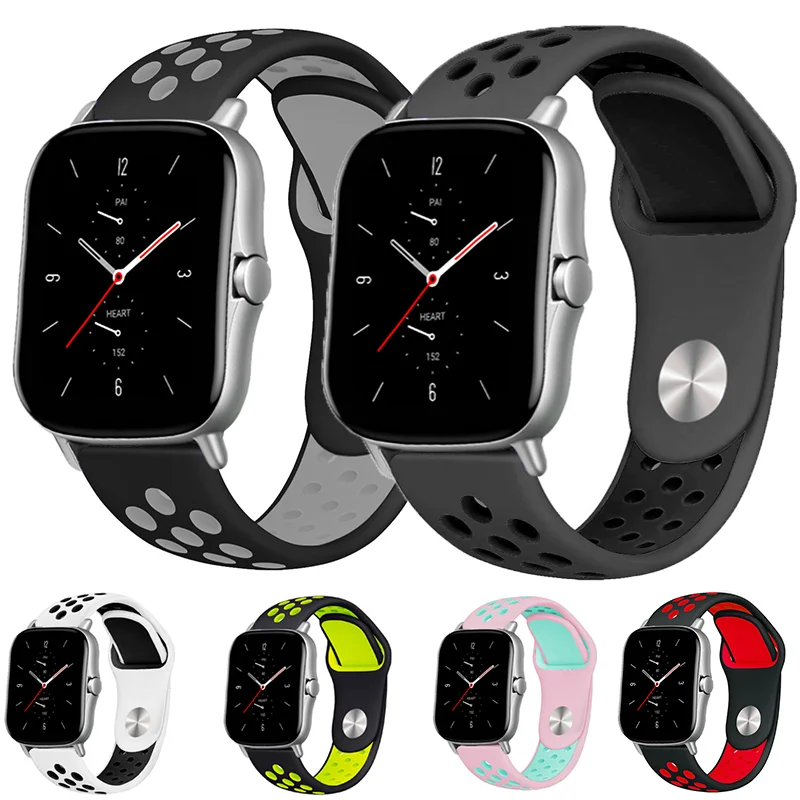Ремешок для часов Amazfit bip/pace браслет смарт-часов GTS/2/2e/GTS2 Mini/GTR 42 мм/47 мм/GTR2/2e/stratos 2/3 20
