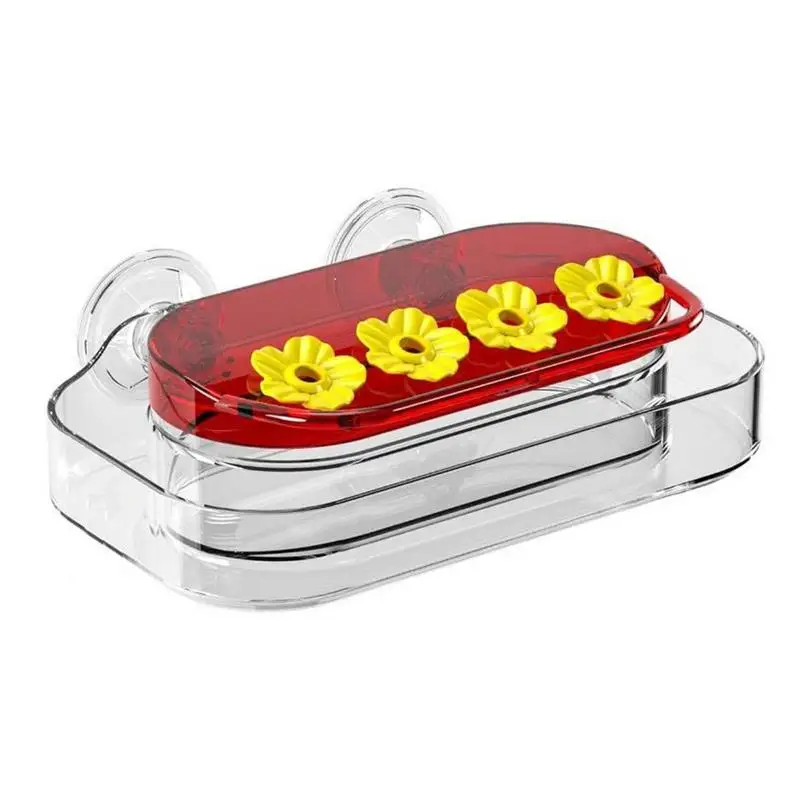 

Window Hummingbird Feeder Geometric Window Hummingbird Feeder Suction Cup Outdoor Hummingbird Feeder 4 Feeding Ports