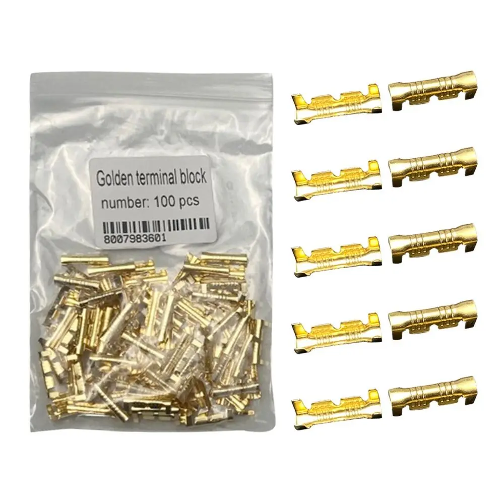 

Клеммы холодного прессования, латунь, 50/100/200 шт.