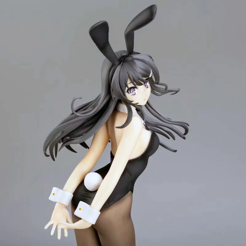 

26cm Young Pig Head Boy Will Not Dream Of Bunny Girl Senior Sexy Doll Sakurajima Mai Figure Model Collectible Toys