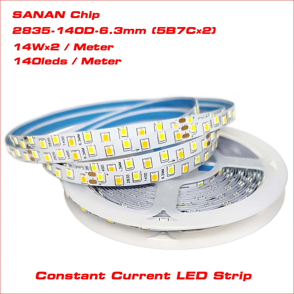 

Светодиодная лента Compson 2835-140D-6, 5 м, 3 цвета