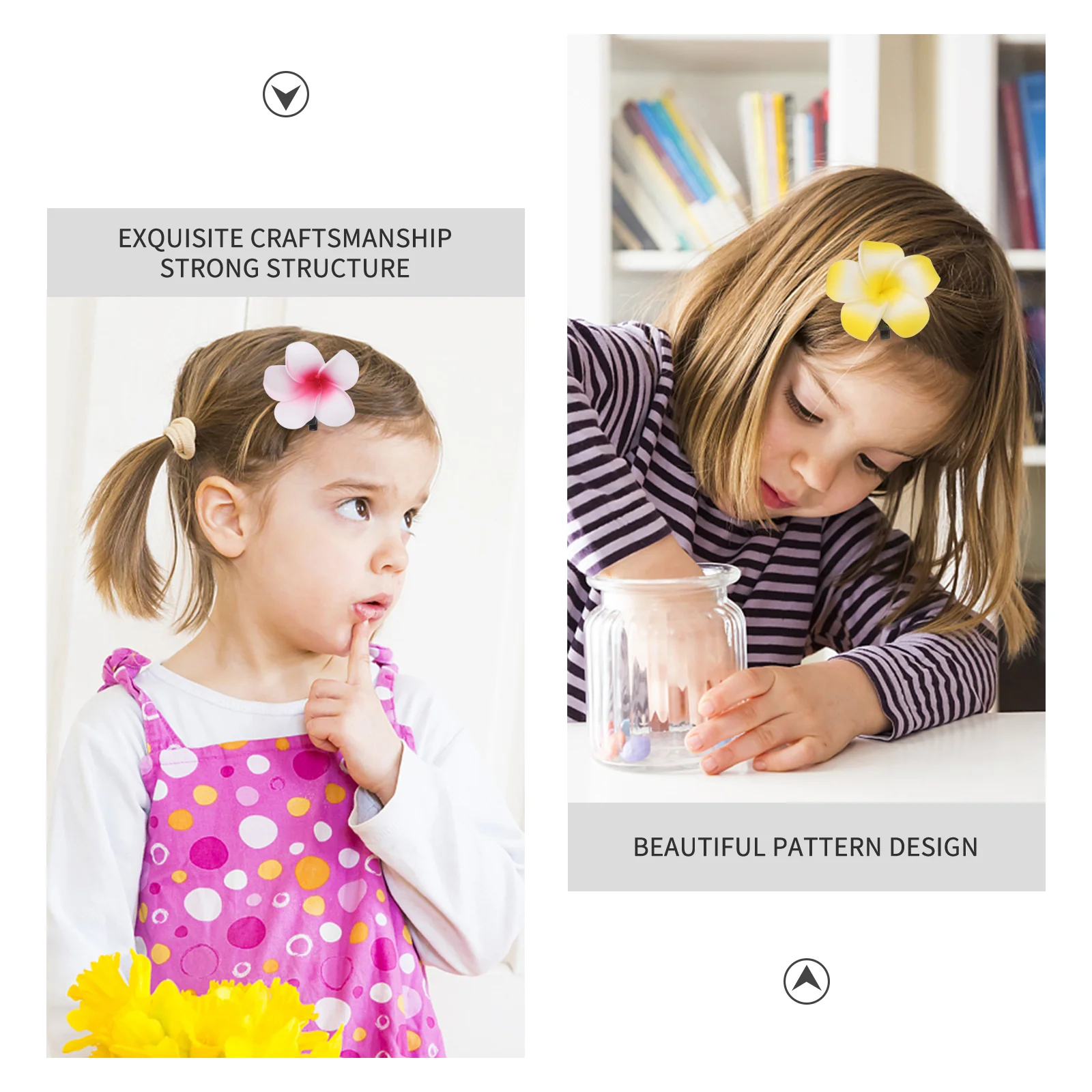 24 шт. гавайские цветы для аксессуаров волос заколки украшения из плюмерии