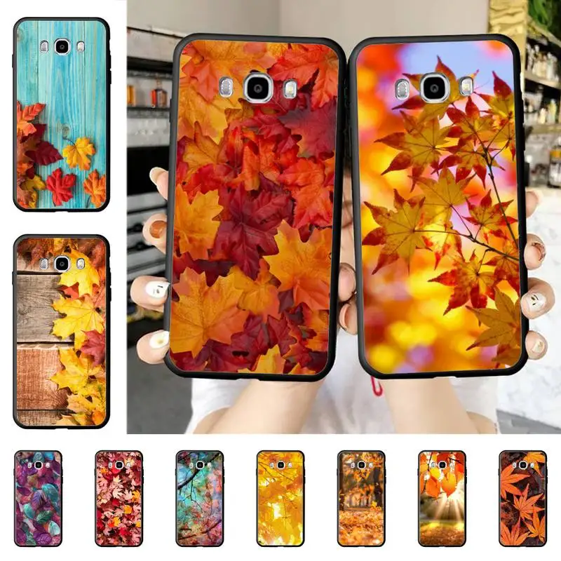 

autumn leaves Phone Case for Samsung J 2 3 4 5 6 7 8 prime plus 2018 2017 2016 core