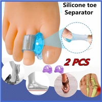 2 colors toe valgus correction care big toe isolation safe reuse finger separator pain relief foot care tool