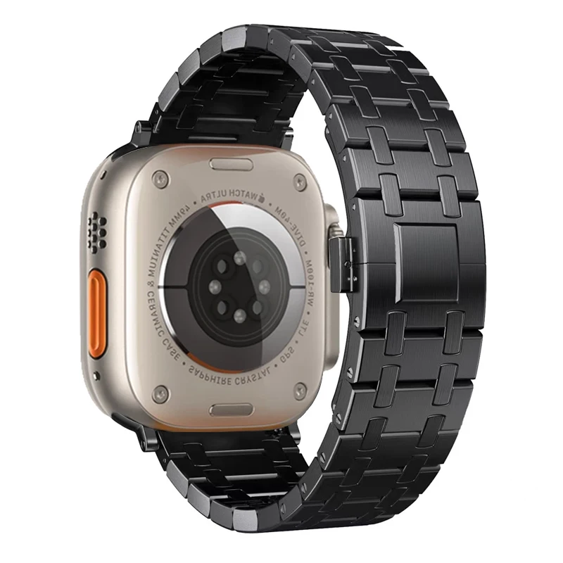Luxury Stainless Steel Strap for Apple Watch 49mm Band Ultra Series 8 7 6 5 4 3 SE Metal Strap for iWatch 45mm 44mm 42mm 41mm