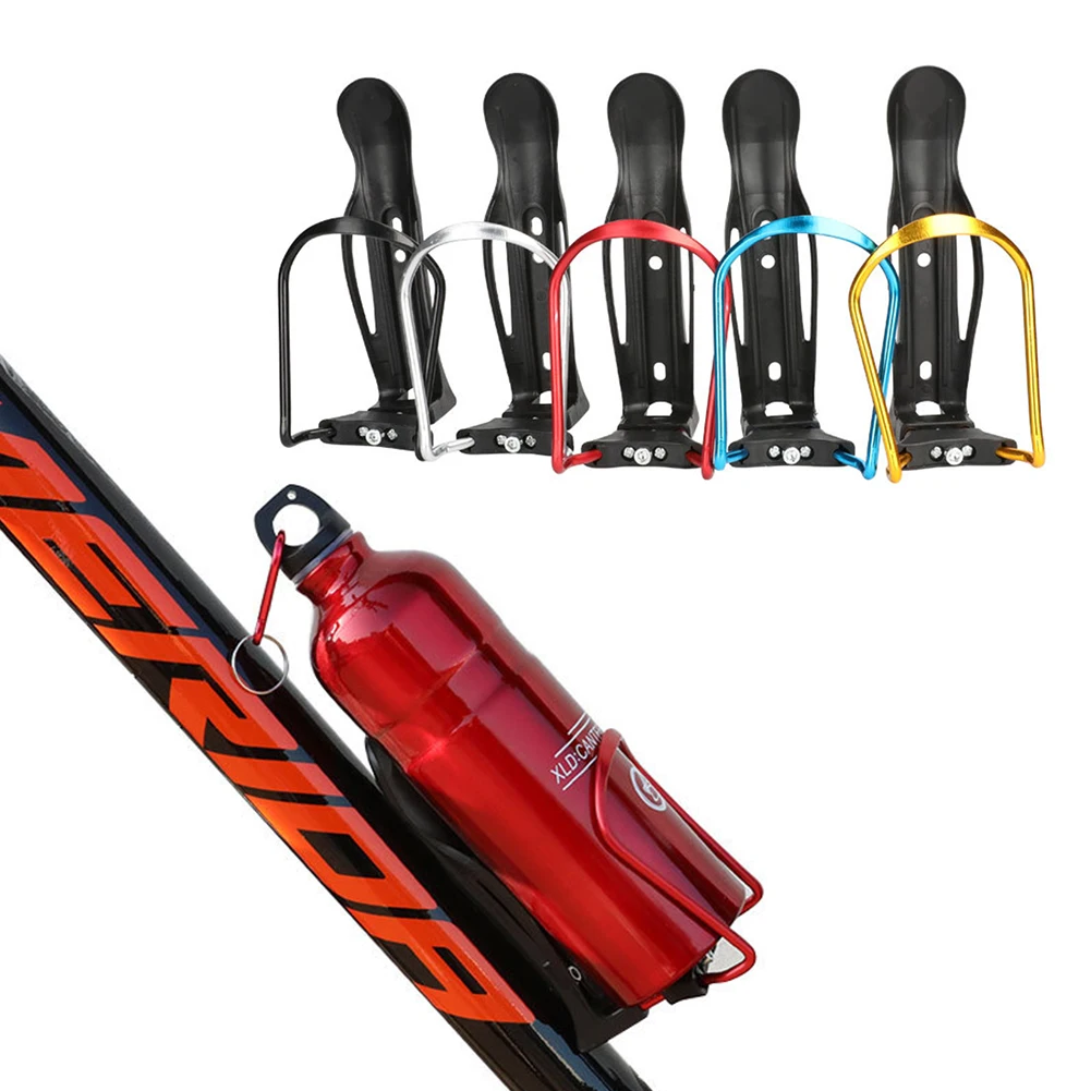 

Bike Water Bottle Holder Aluminum Alloy Bicycle Bottle Cage16.3cm Cycling Mountain Road Bike Water Holder Cages Rack Mount