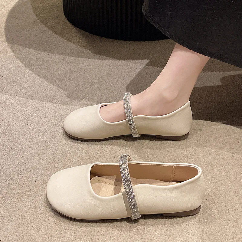 

Shallow Mouth Shoes Woman Flats Low Heels Dress Rubber Basic PU Shallow Mouth Low Heels Shoes Woman Flats Dress Basic PU