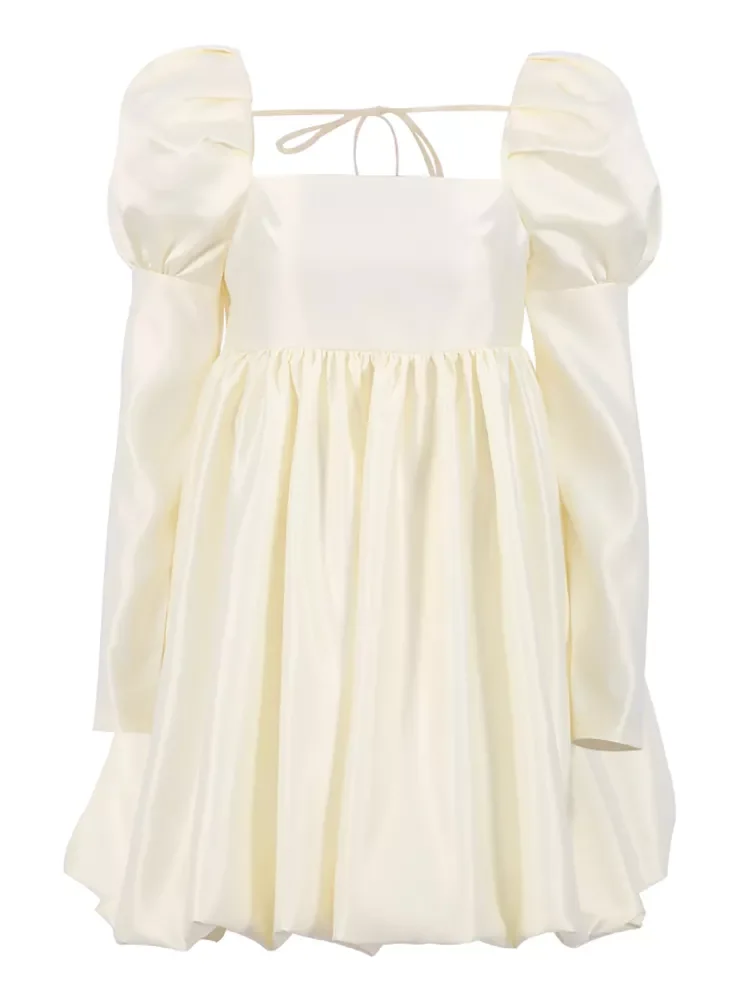 Mnealways18 женское вечернее платье с пышными рукавами шикарное бальное квадратным