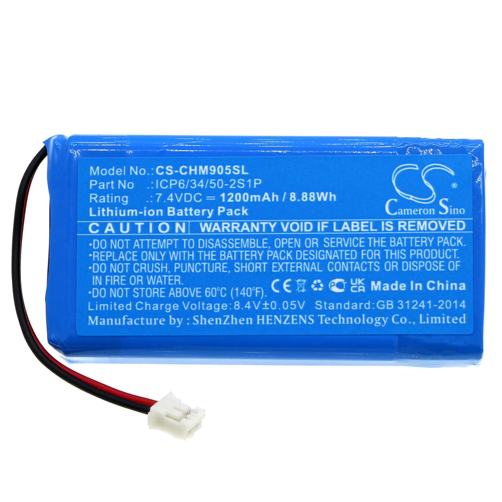 Фото Аккумулятор ALLCCX GreenBattery 1200 мАч 7.4В 8.88Втч Li-ion для усилителя Chord ICP6/34/50-2S1P MOJO №3