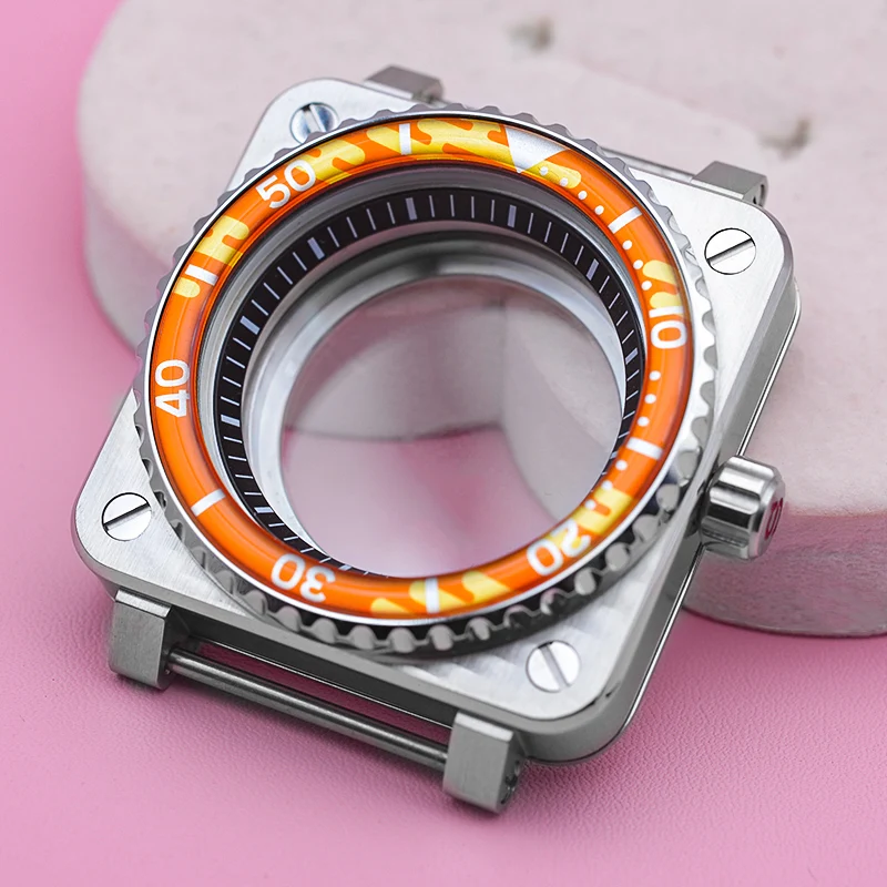 Квадратные Чехлы для часов модели SKX007 с кабиной пилота подходит NH35 NH36 4R 7 S