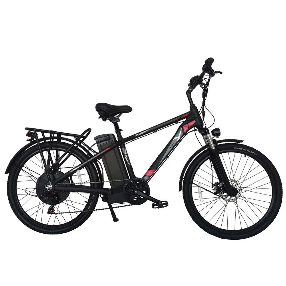 

26 Inches Adult Mountain Bike 48v Electric Bicycles 500W Brushless Motor Front And Rear Dual Disc Brakes Lithium Battery Single