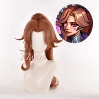 game lol league of legends miss fortune cosplay wig the bounty hunter hair women heat resistant fiber role play party wigs