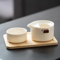 new heat resistant gongfu tea set portable teapot set chinese tea unique gift exquisite handmade tea cup office hometeaware