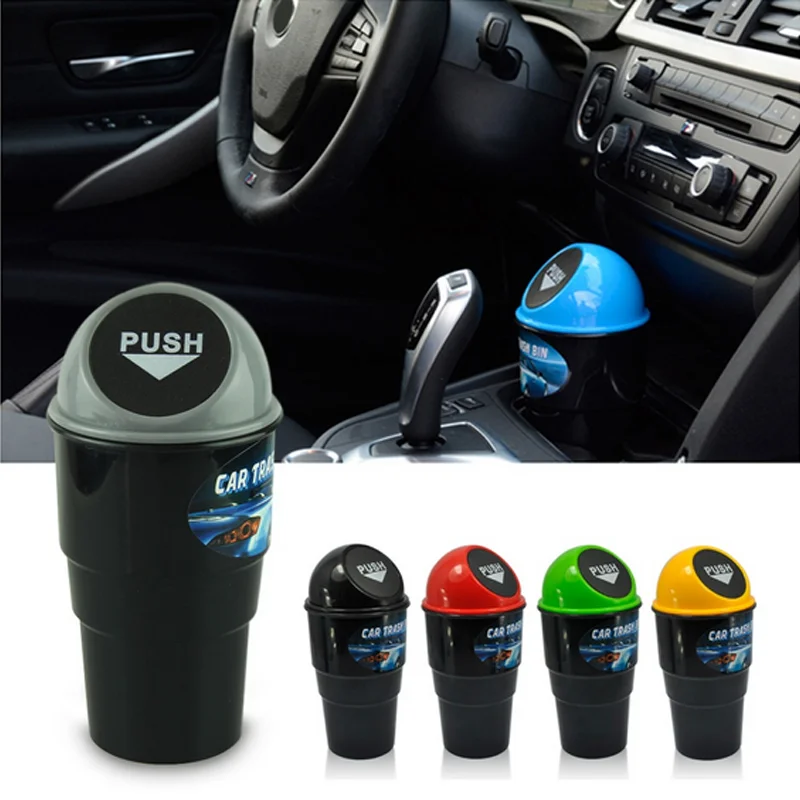

Top Fashion Multi-color Creative Car trash Can Car Mini Trash Can Multi-purpose Bucket Car Trash Can Wholesale Dropshipping CSV