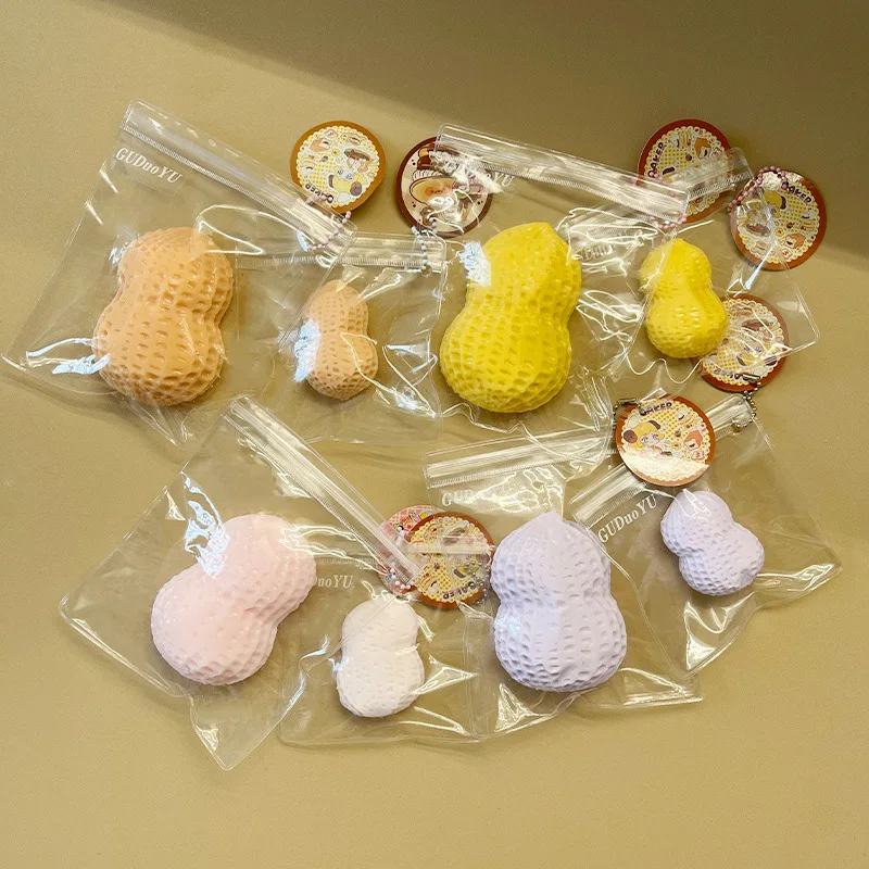 Mochi Taba SquishyНОВЫЙ забавный силиконовый арахис щепотка музыкальный