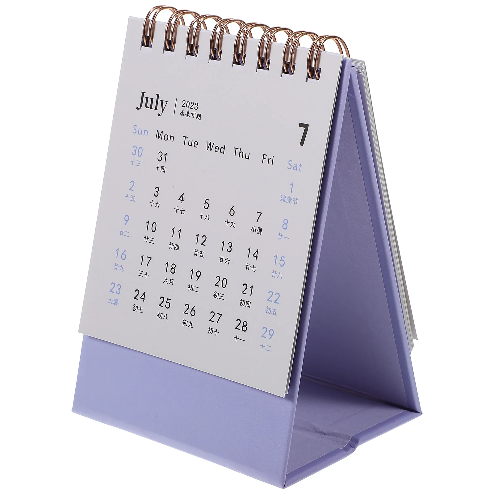 

2024 Mini Daily Use Decorative Standing Calendar Office Decorative Standing Desktop Note Tabletop Accessories Paper Household