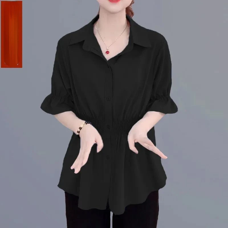 Модные женские блузки новые рубашки с коротким рукавом топы летняя куртка на