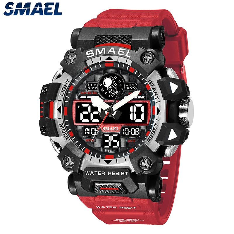 

SMAEL Digital Men Military Watch 50M Waterproof Wristwatch Male Big Watches Men Relogios Masculino LED Quartz Clock Sport Watch