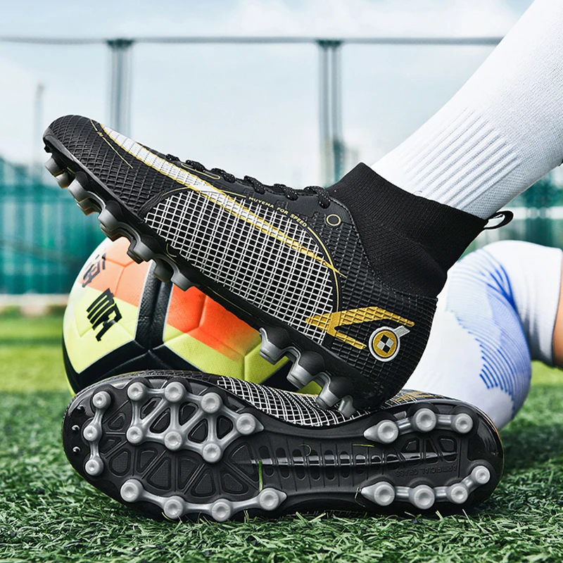 

Quality Messi Futsal Football Boots Wholesale Soccer Shoes Chuteira Campo Cleats Men Training Sneakers Ourdoor Footwear TF/AG