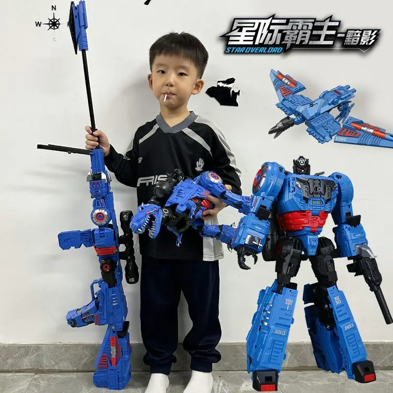 

In Stock Transformation Mbs Staroverloro Dark Shadow Luxury Edition 100cm Sniper Gun Action Figure Robot Model With Box Gifts