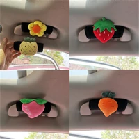 cute cartoon fruit vehicle handle car male female universal car door handle protector roof handle cover car assessoires