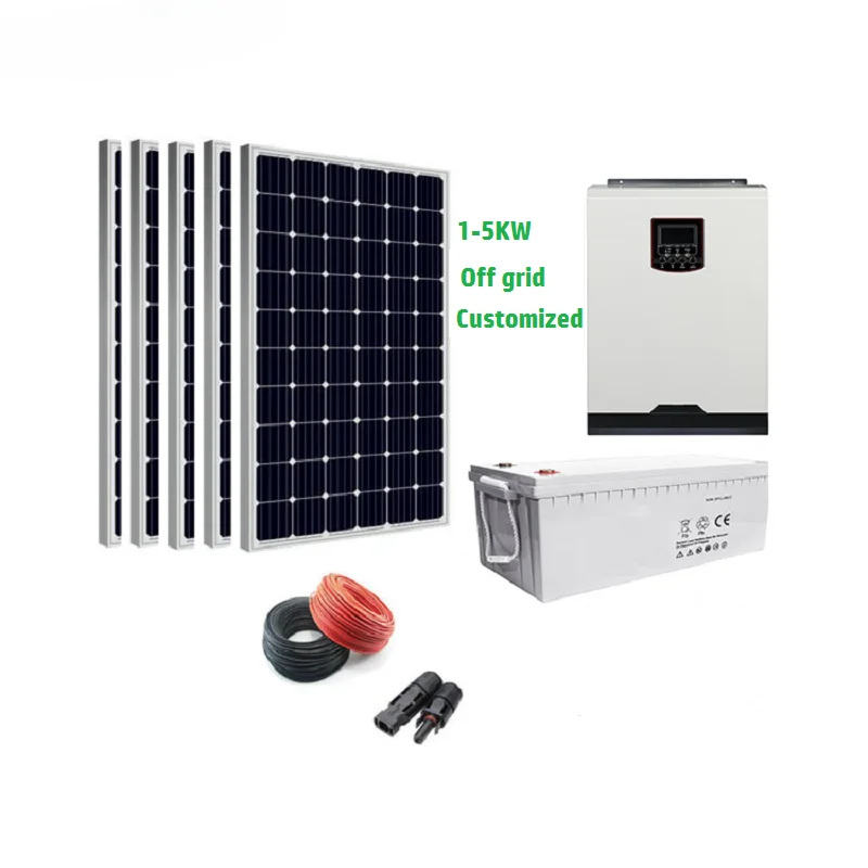 

SUYEEGO 5kw Solar Energy Systems products 3KW Off Grid Hybrid Solar Panel Power System 1KW 2KW 4KW 5KW