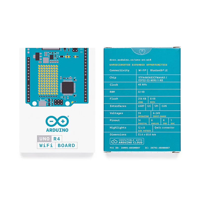 Оригинальная плата разработки Arduino UNO R4 WiFi ABX00087, с встроенным микроконтроллером RA4M1 и Esp32-S3. (art.: 3920dd283d1ed) - 3920dd283d1ed