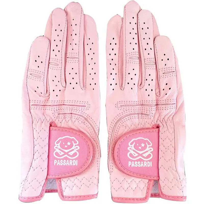 

New Womens Golf Gloves Micro Soft Fiber Breathable Anti-Slip Left And Right Hand Sports Gloves