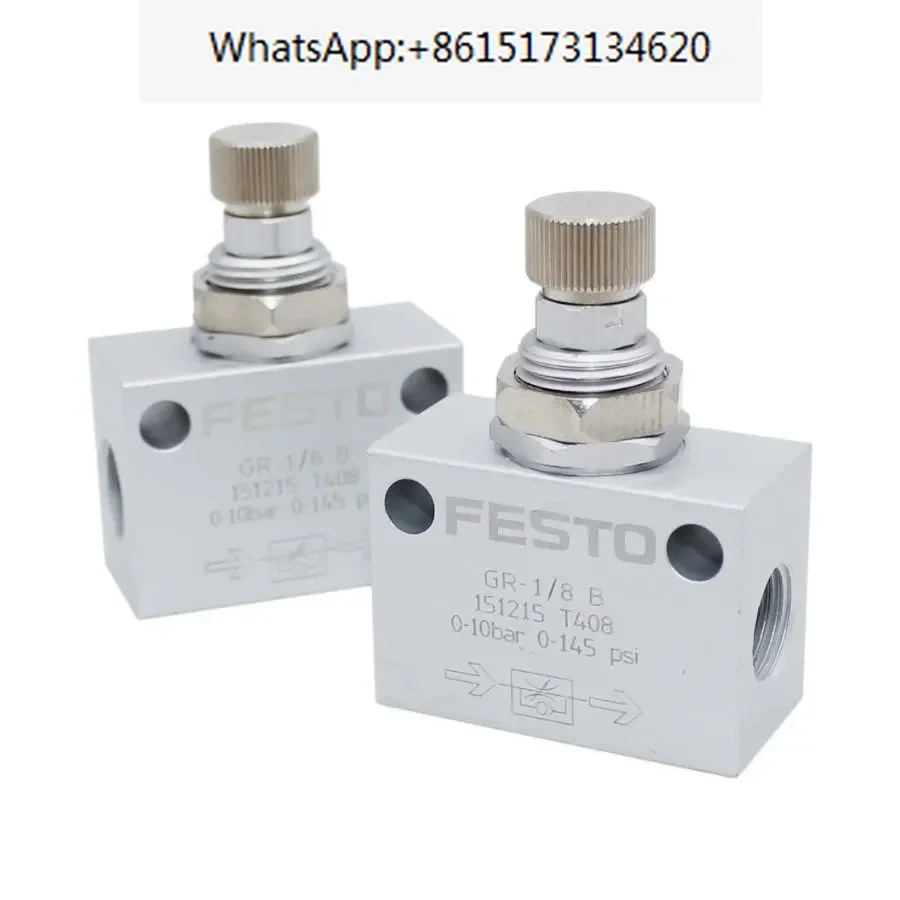 5 шт. одноходовой регулирующий клапан FESTO GR-1/8-B 151215 ГР-М5-Б 151213 ГРО-1/8-Б 151216 ГР