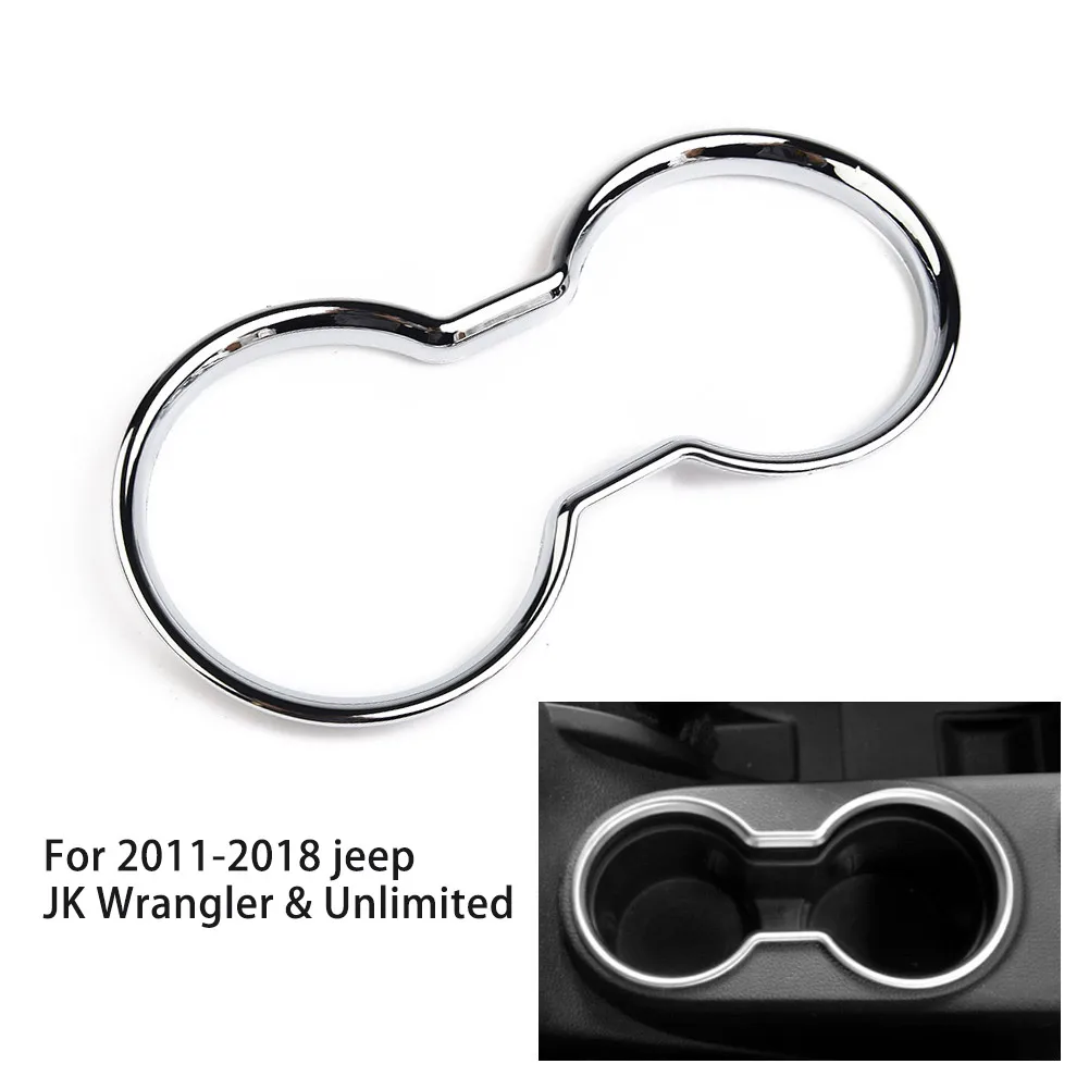 1 шт. серебряная накладка на подстаканник для Jeep JK Wrangler 2011-2017 предназначенная