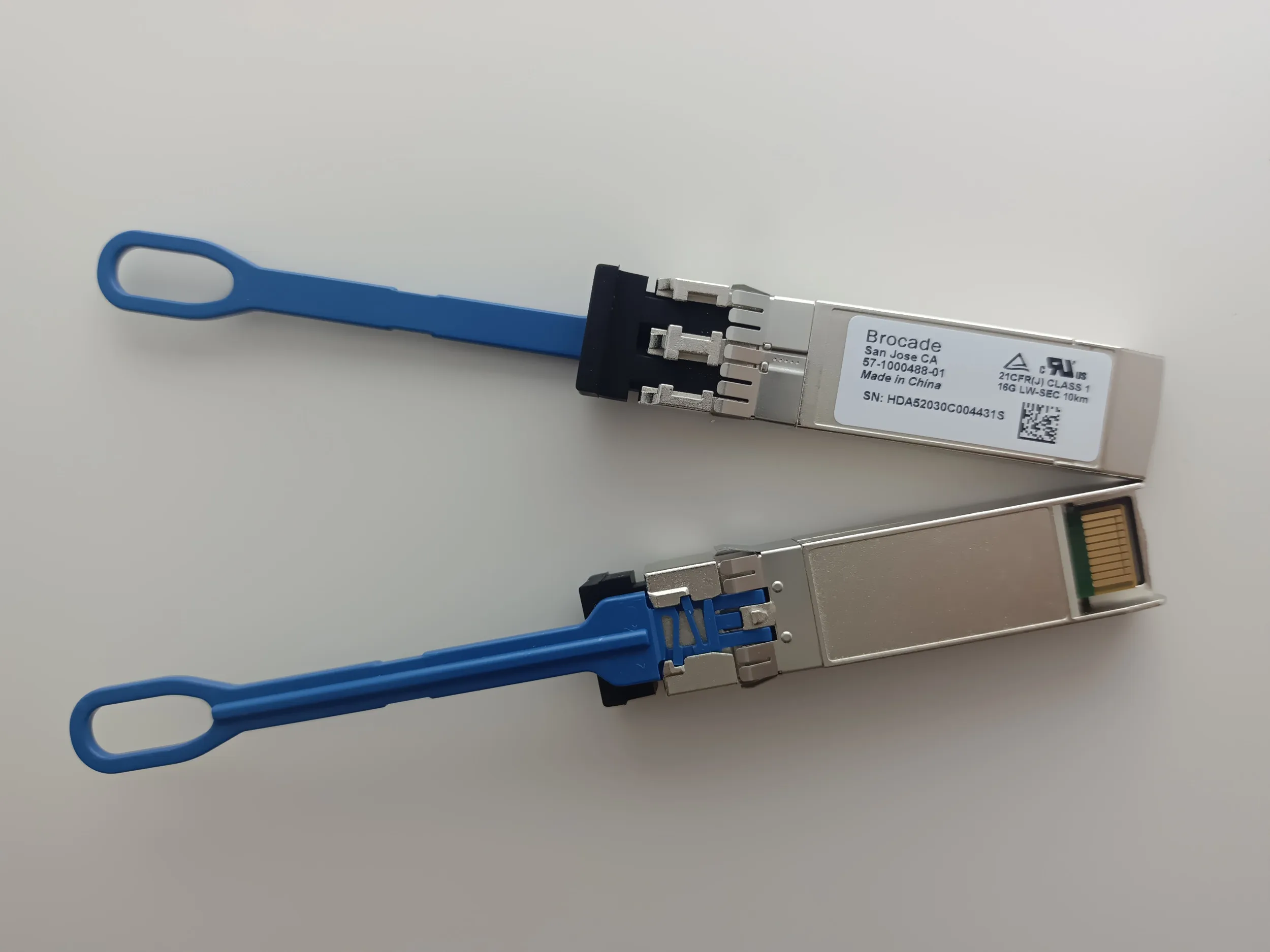 Module Brocade 16gb 10km SFP Transceiver/57-1000488-01 LW 16G SFP+ 1310NM 10KM Optical Fiber Port Module
