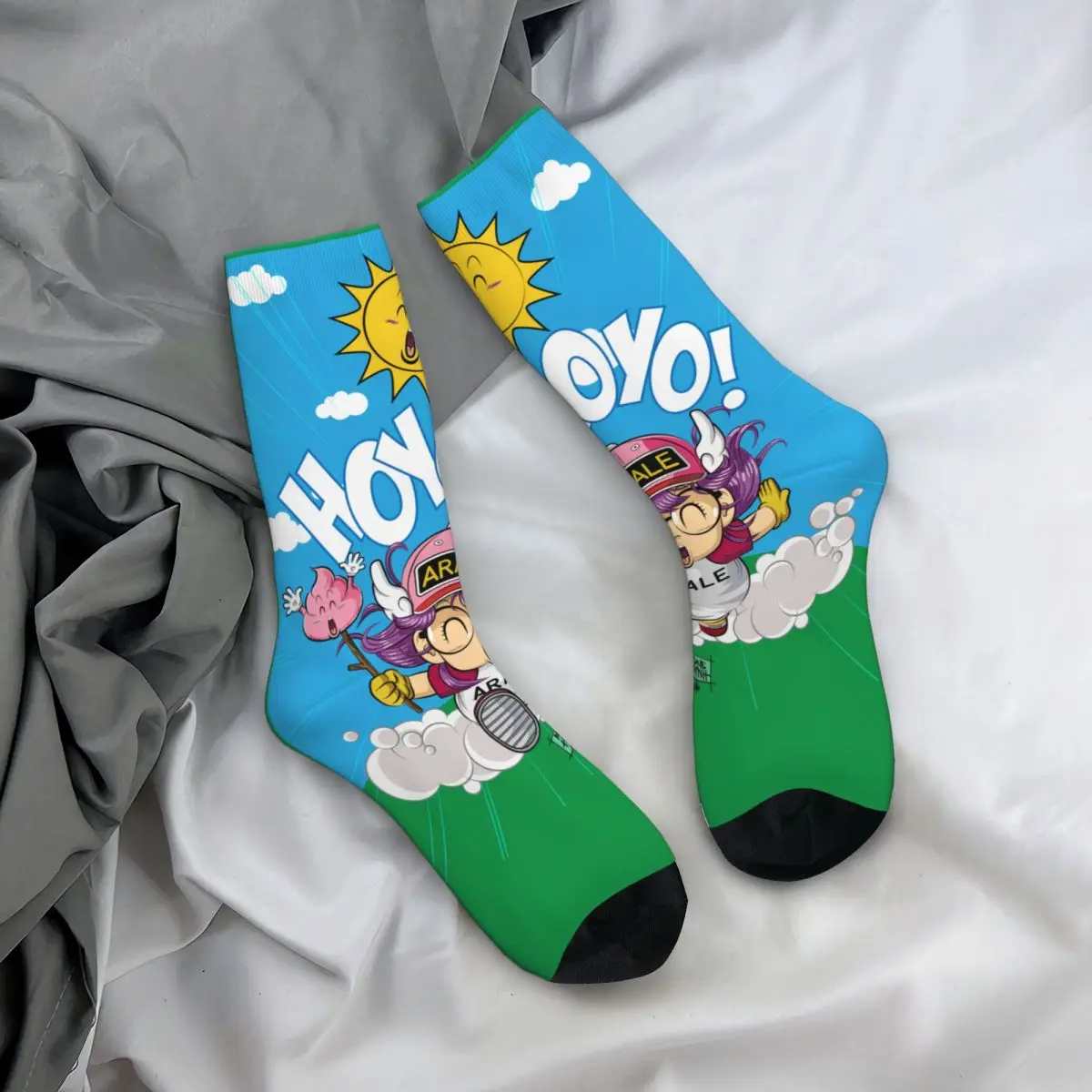 Новые мужские носки повседневные Arale Unchi-kun полиэстер Dr Slump аниме скейтборд