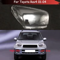 car front headlight glass caps headlamp transparent lampshade lamp shell auto lens cover for toyota rav4 2001 2002 2003 2004