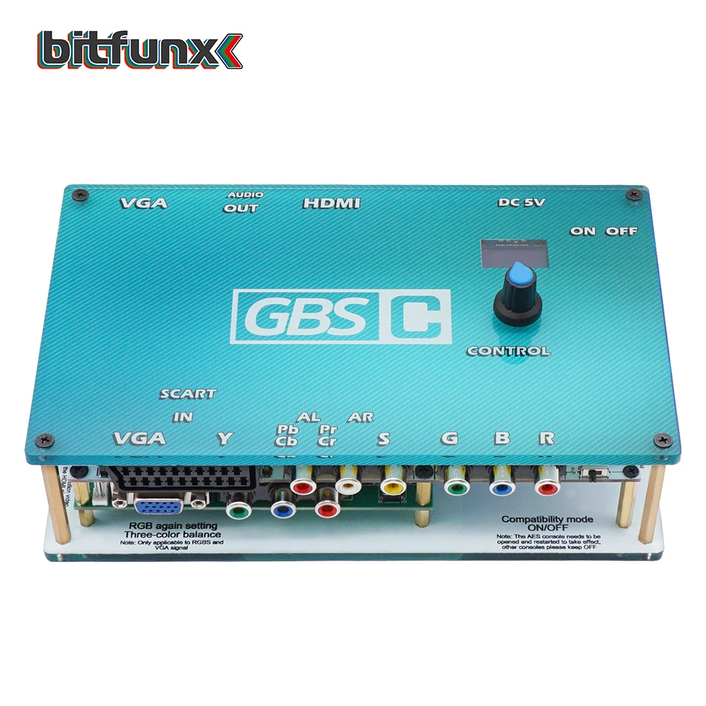 Видеоконвертер GBS преобразователь сигнала GBSC RGBs SCART Ypbpr в VGA HDMI для PS2 Playstation 2 |