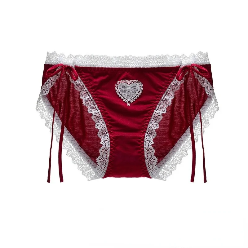 

Трусики женские кружевные средней посадки, 10 шт.