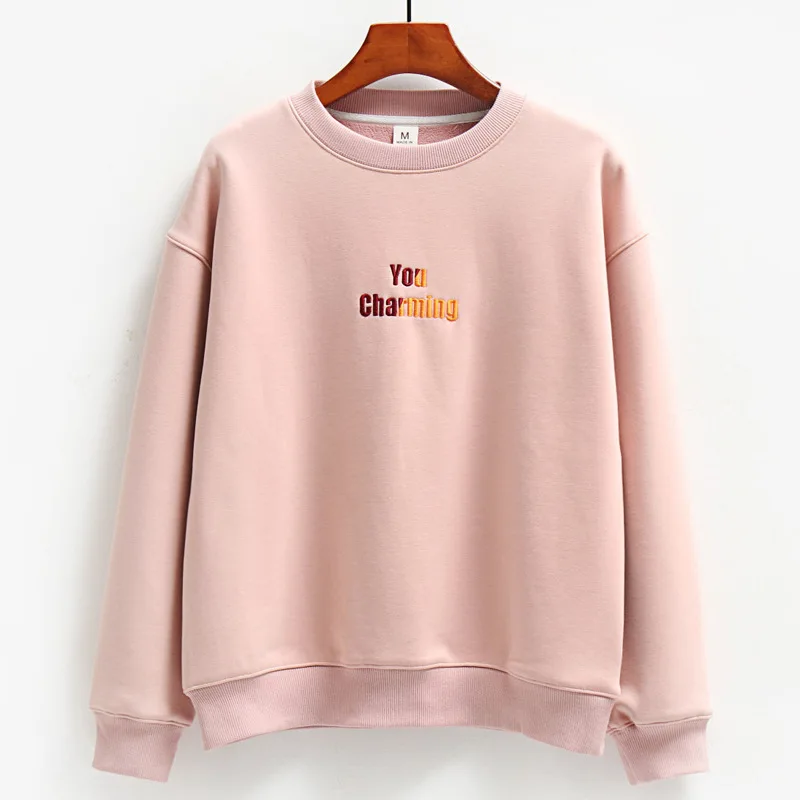 

Hooded Tops Women's Sweatshirt Long-sleeved Winter Women Fashion Hooded Black