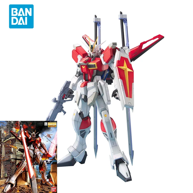 

Bandai Original GUNDAM Anime Model MG 1/100 ZGMF-X56S/β SWORD IMPULSE GUNDAM Action Figure Assembly Model Toys Gifts for Kids