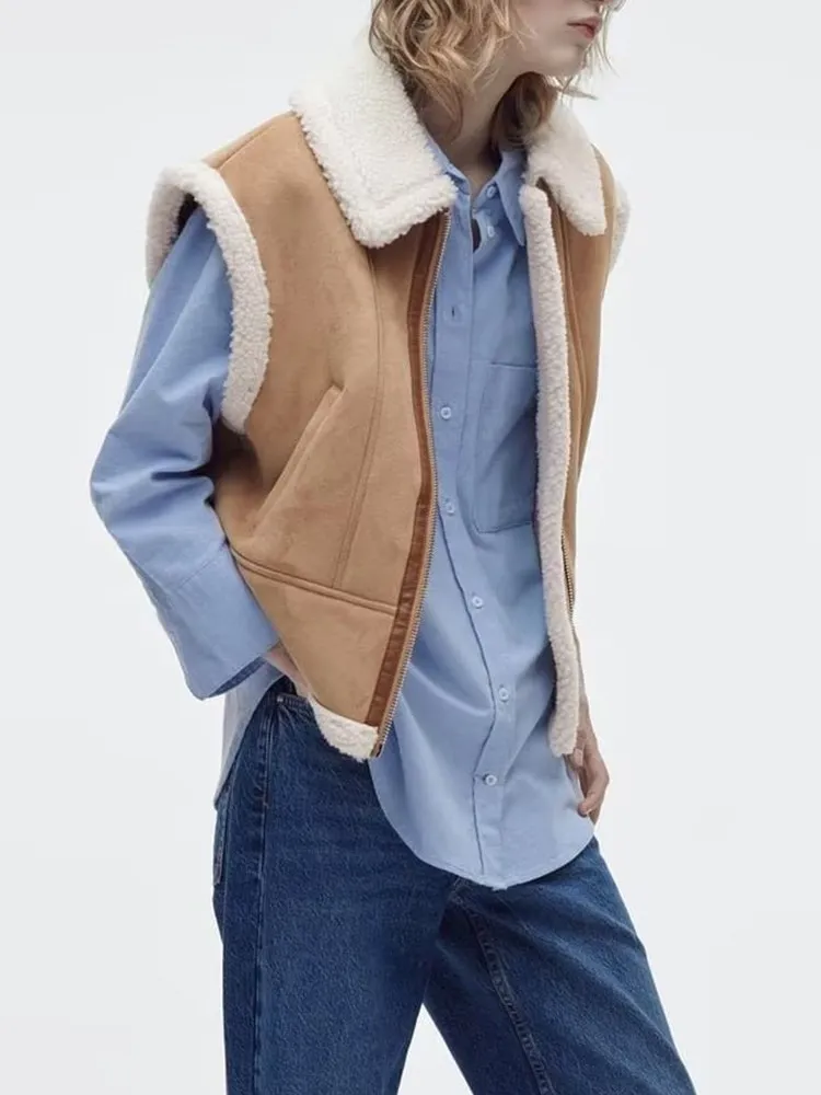 Рисунок 2 - Женский Повседневный жилет KBQ из овечьей шерсти