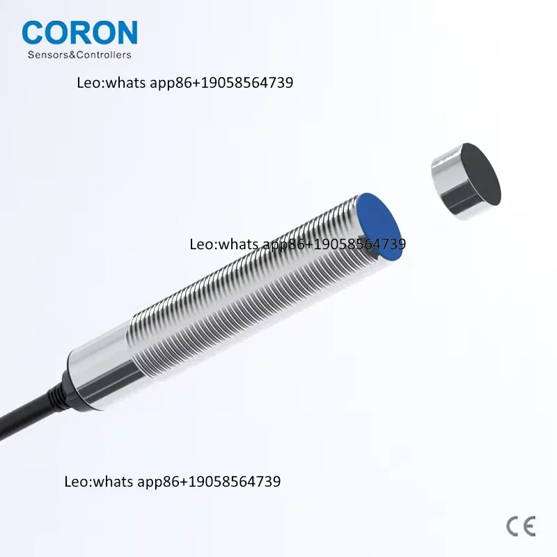 Фото Магнитный датчик Холла M12 CORON CFJ-A12M-10APA, промышленный бесконтактный выключатель с диапазоном 10 мм, DC 10-30В, IP67, магнитный датчик №2
