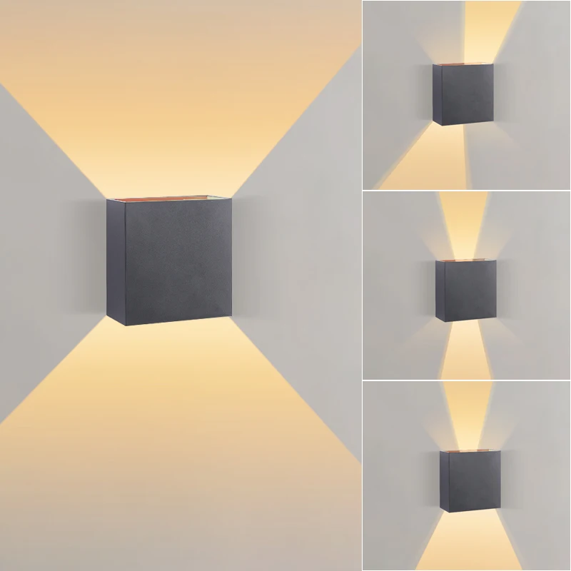 Регулируемое освещение светодиодный современный настенный светильник крыльцо