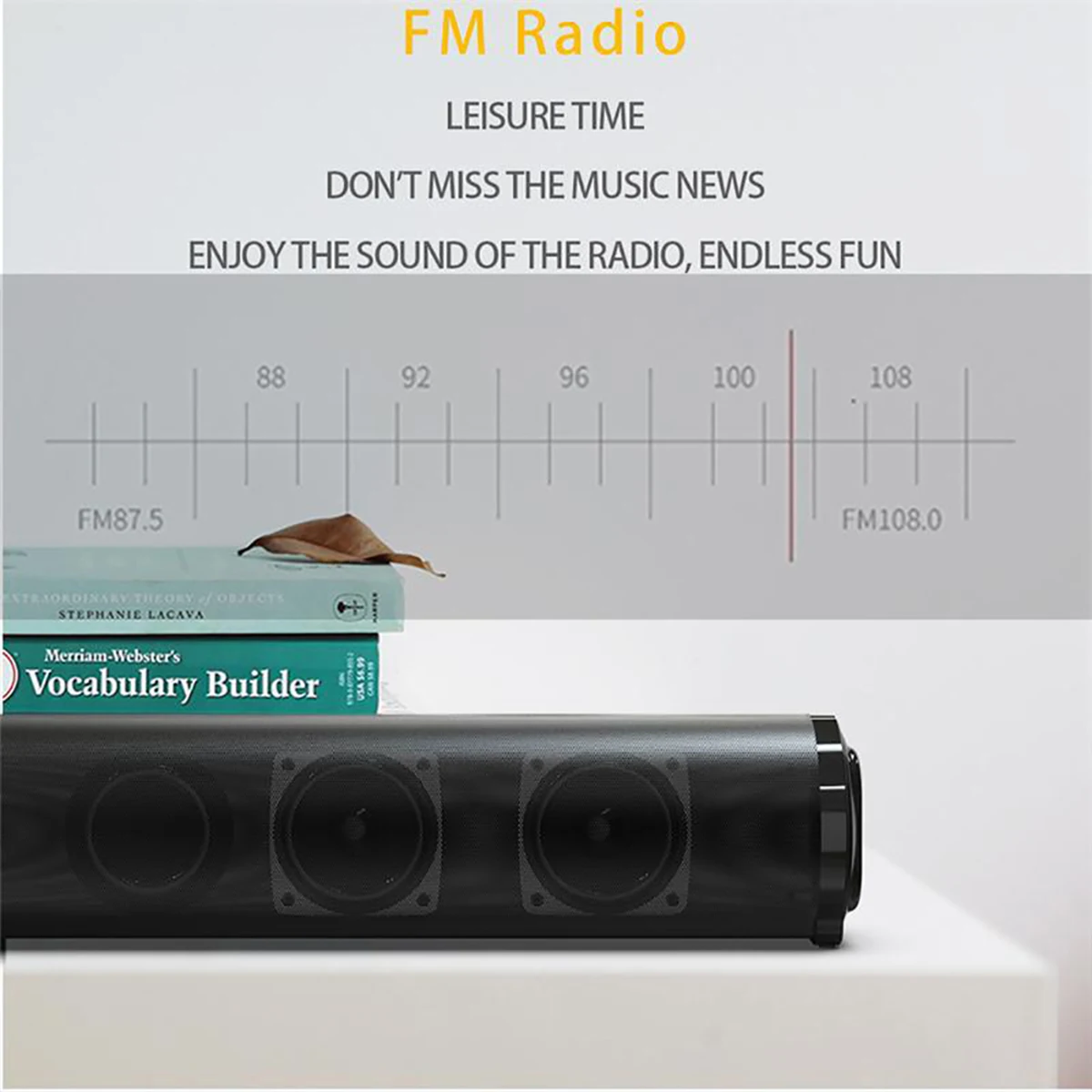 

Wireless Speaker Volume Adjustable Bluetooth-compatible 5 0 Soundbar Tablet Button Operation Party 4 Channel Subwoofer