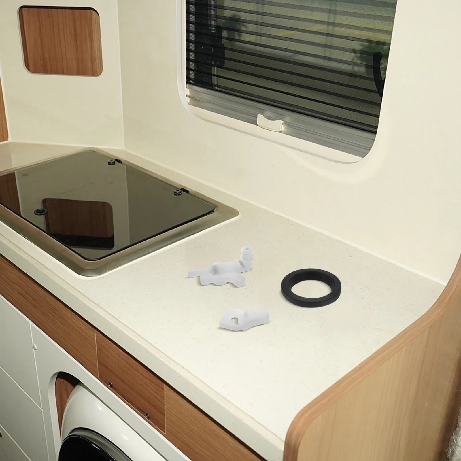 1 комплект эффективного унитаза в сборе для автодомов и кемперов простой