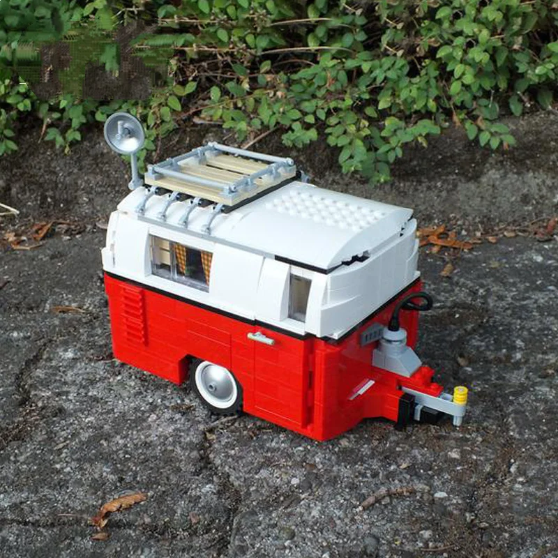 899 шт./лот MOC-RV кемпинг трейлер для 10220 VW T1 автобусные строительные блоки модель