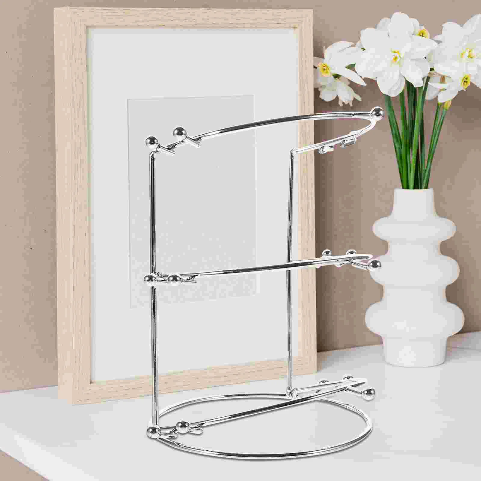 

Display Stand Bride Gold Headband Hairband Organizer Metal Storage Rack For Crown