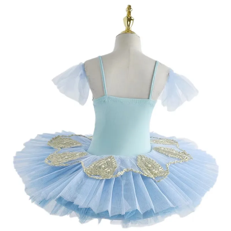 Новое белое балетное платье Лебединое озеро детское платье-балерина для девочек