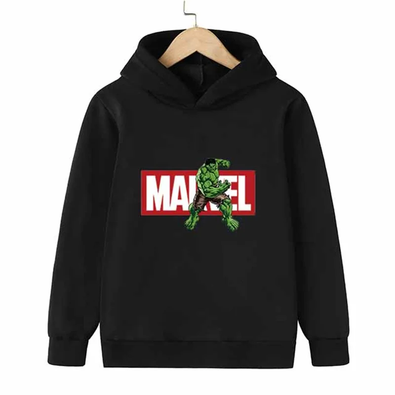 

Новинка, осенняя толстовка с капюшоном из мультфильма Marvel Мстители, Халк, свитшот, одежда для мальчиков, топы с супергероями, детский пулове...