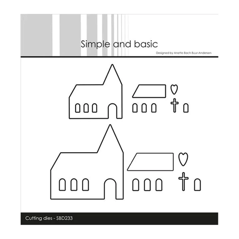 

Church Cutting Dies for New 2022 Scrapbooking Paper Making Background Frame Card Craft Supplies No Stamp