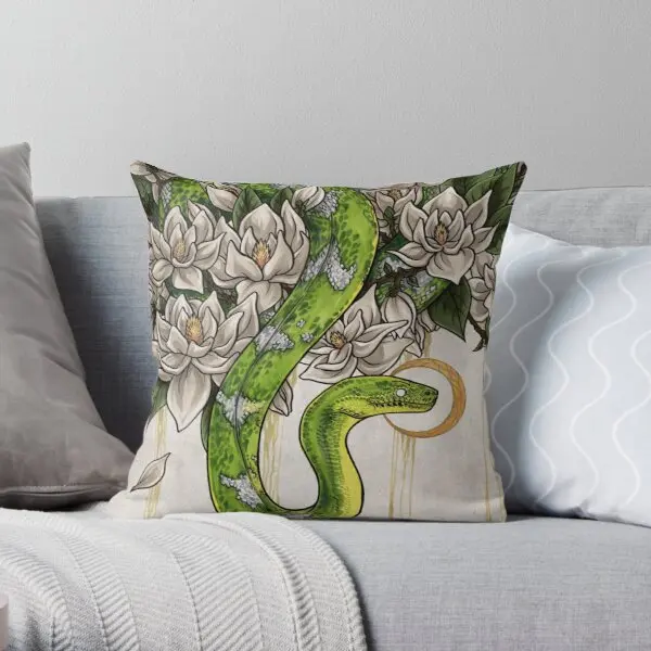 

Snake Printing Throw Pillow Cover Decorative Cushion Square Anime Wedding Decor Car Hotel Bedroom Sofa Pillows not include