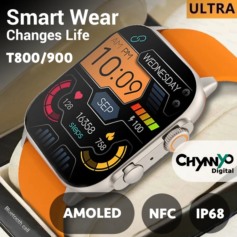 

Новинка 2023, Смарт-часы 8 Pro MAX Gen 2 с Amoled-экраном, умные часы с высокой скоростью обновления, Беспроводная зарядка, NFC TWS, для мужчин и женщин, для спорта