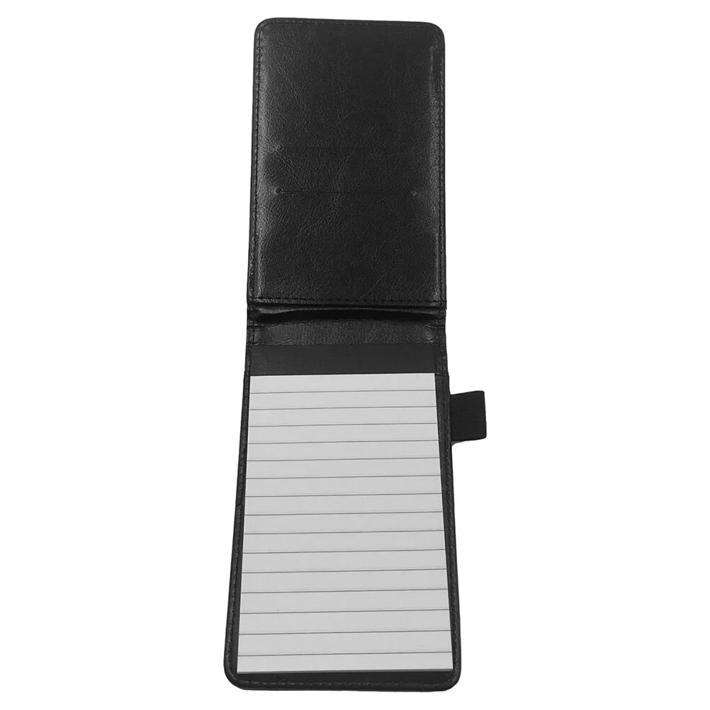 

Mini Notebook A7 Portable Notepad Office Conference Memorandum 13.8X8.6CM Writing Journal Planning Black Paper Agenda Nurse